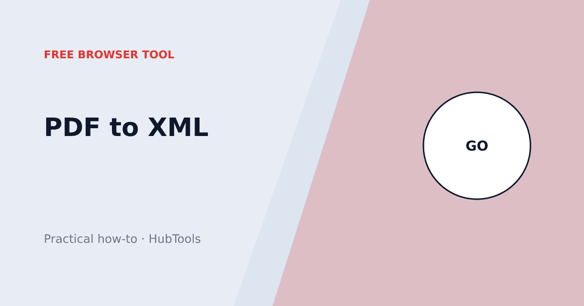How to PDF to XML Online (Answers + Steps)