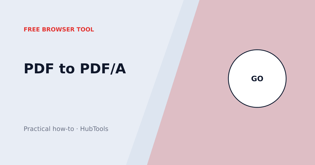 How to PDF to PDF/A Online (Answers + Steps)